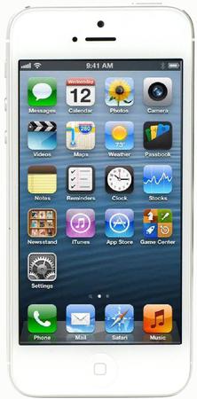 Смартфон Apple iPhone 5 32Gb White & Silver - Торжок