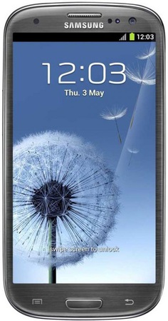 Смартфон Samsung Galaxy S3 GT-I9300 16Gb Titanium grey - Торжок